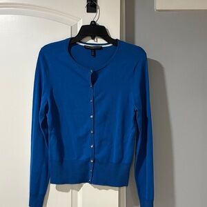 White House Black Market Royal Blue Cardigan